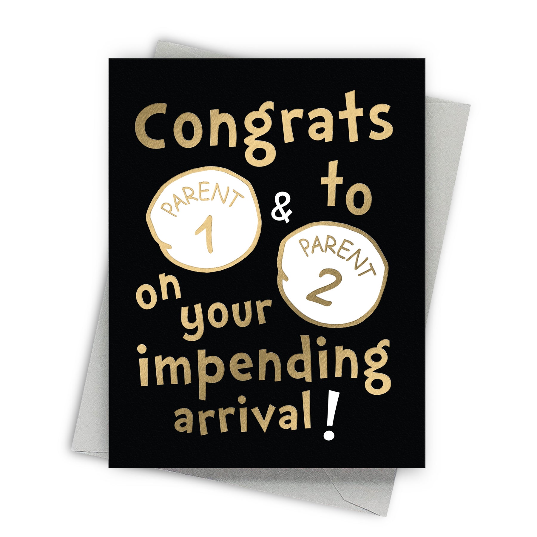Parent 1 Parent 2 Baby Card by Fine Moments