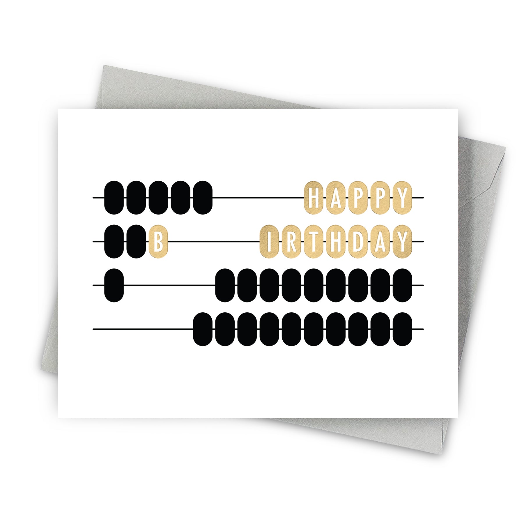 Abacus Birthday Card by Fine Moments