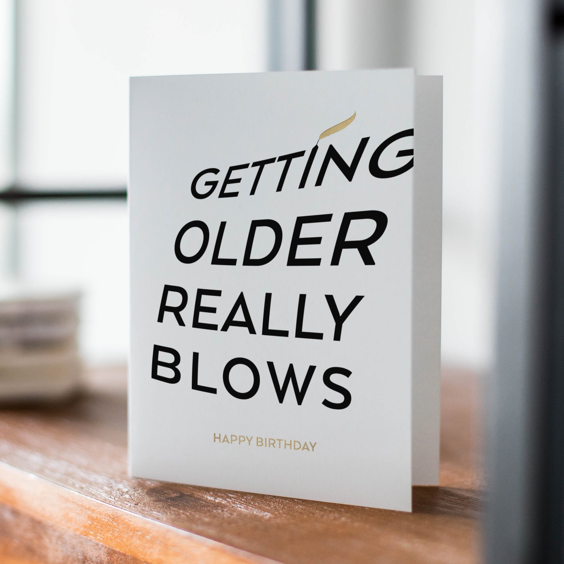 Really Blows stylized birthday card by Fine Moments