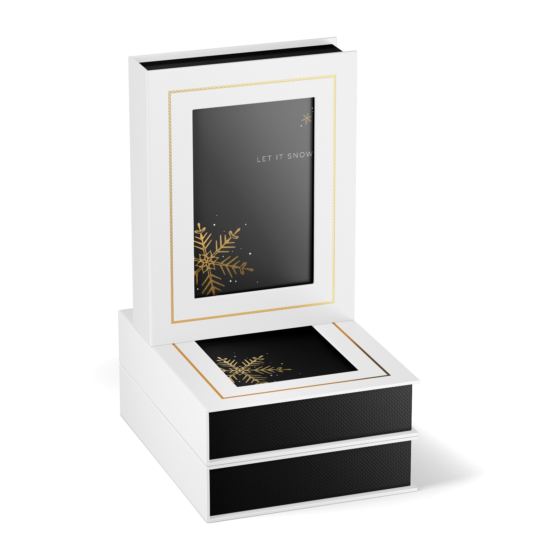 Modern Flakes Boxed Holiday Cards by Fine Moments