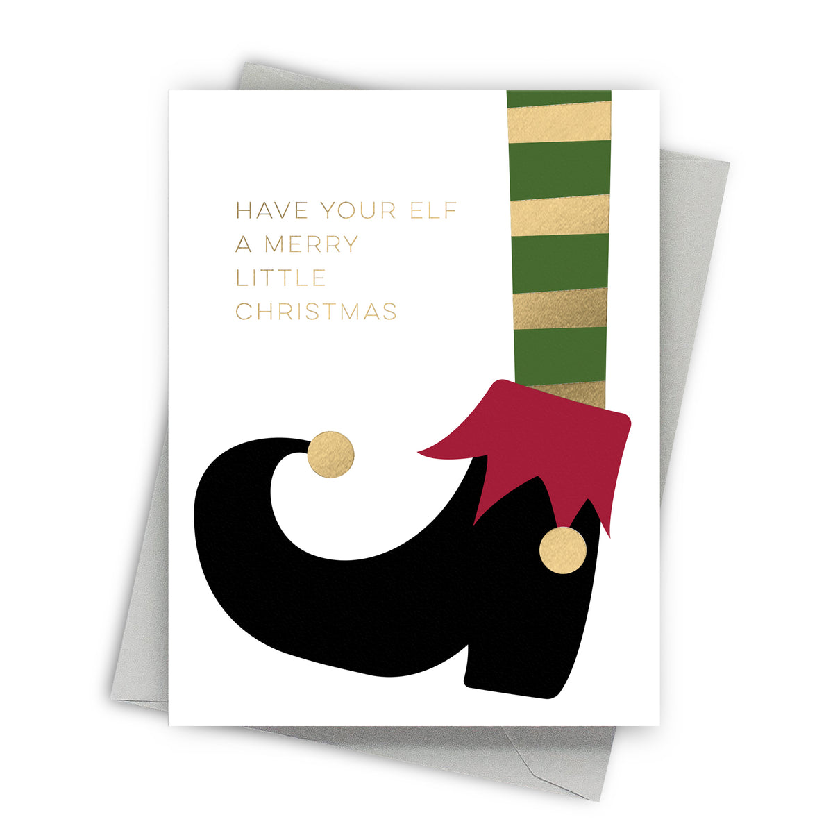 Merry Elf Christmas Card by Fine Moments