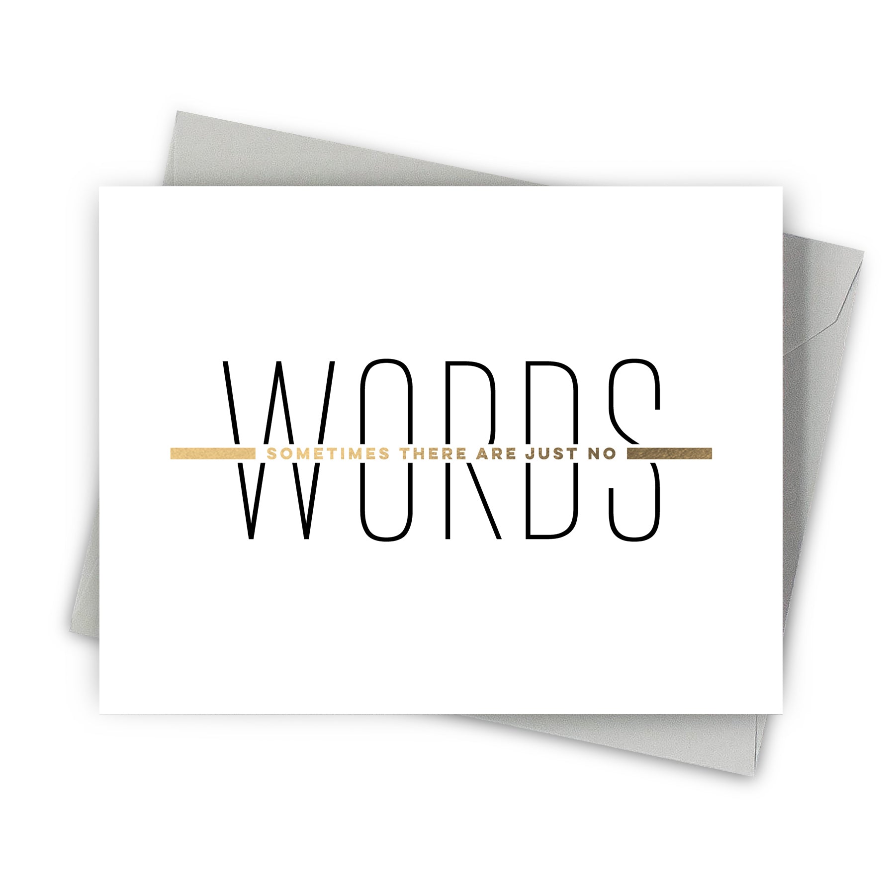 No Words Sympathy Card by Fine Moments