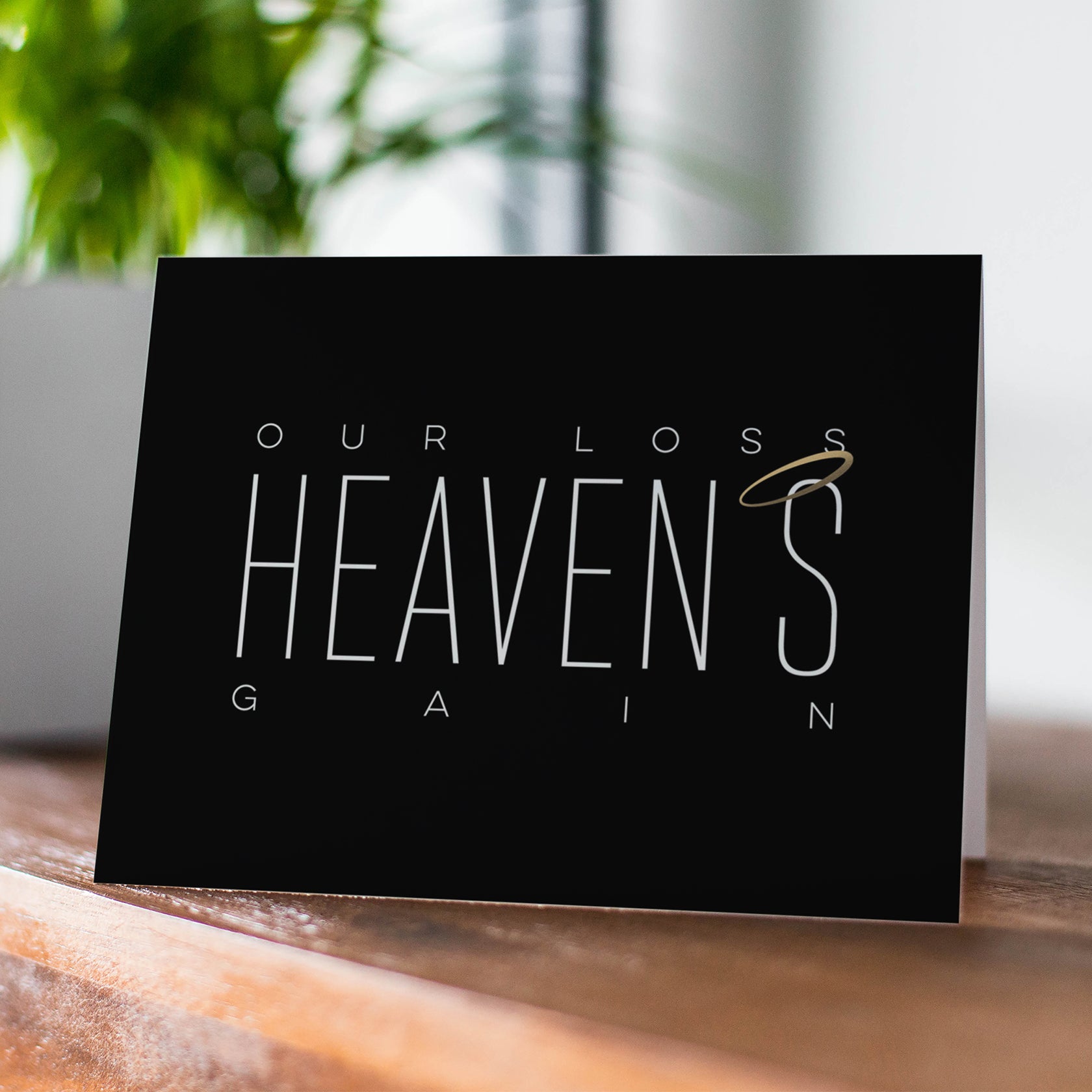 Stylized Halo Effect Sympathy Card by Fine Moments