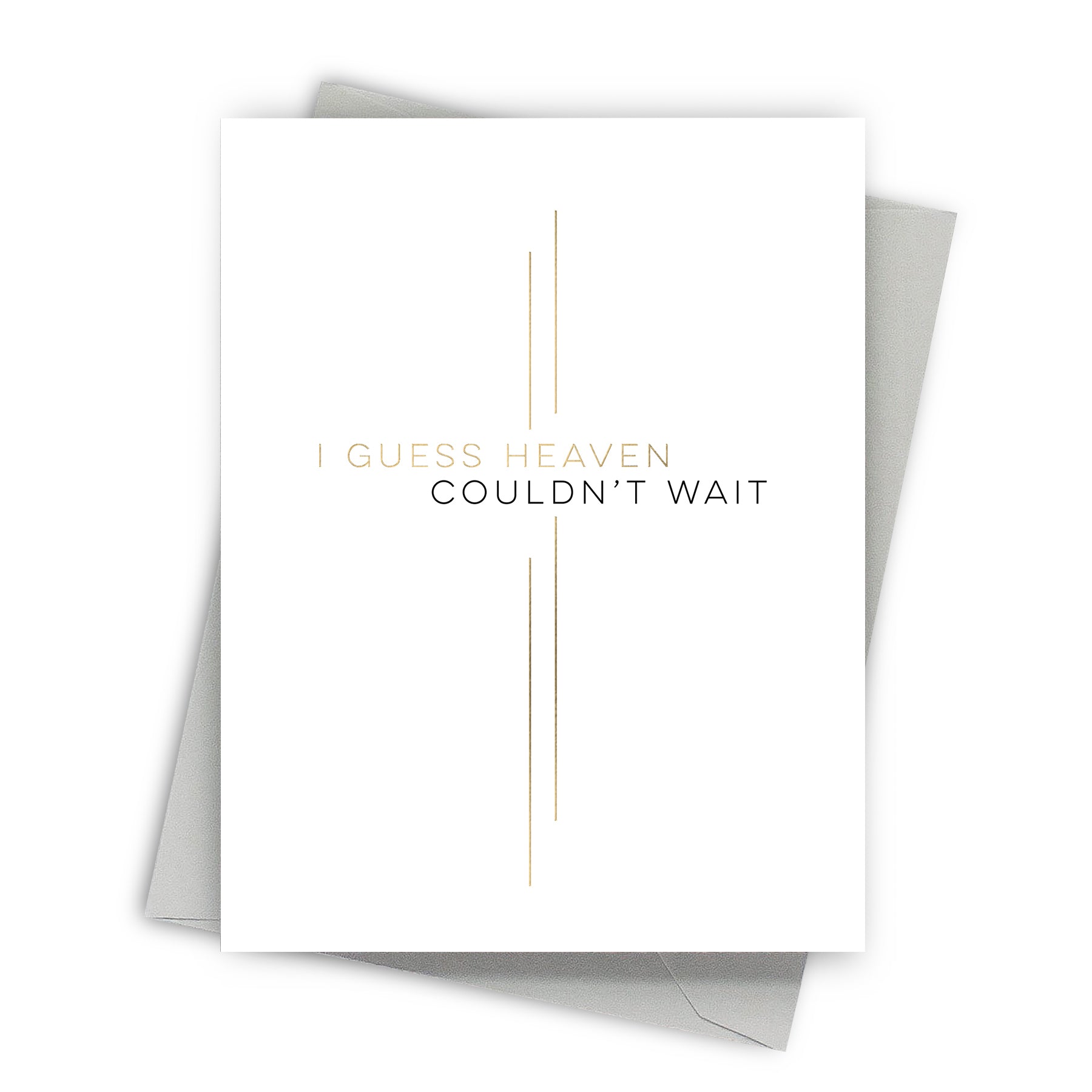 Couldn't Wait Sympathy Card by Fine Moments