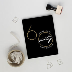 Loving Sixty Birthday Card
