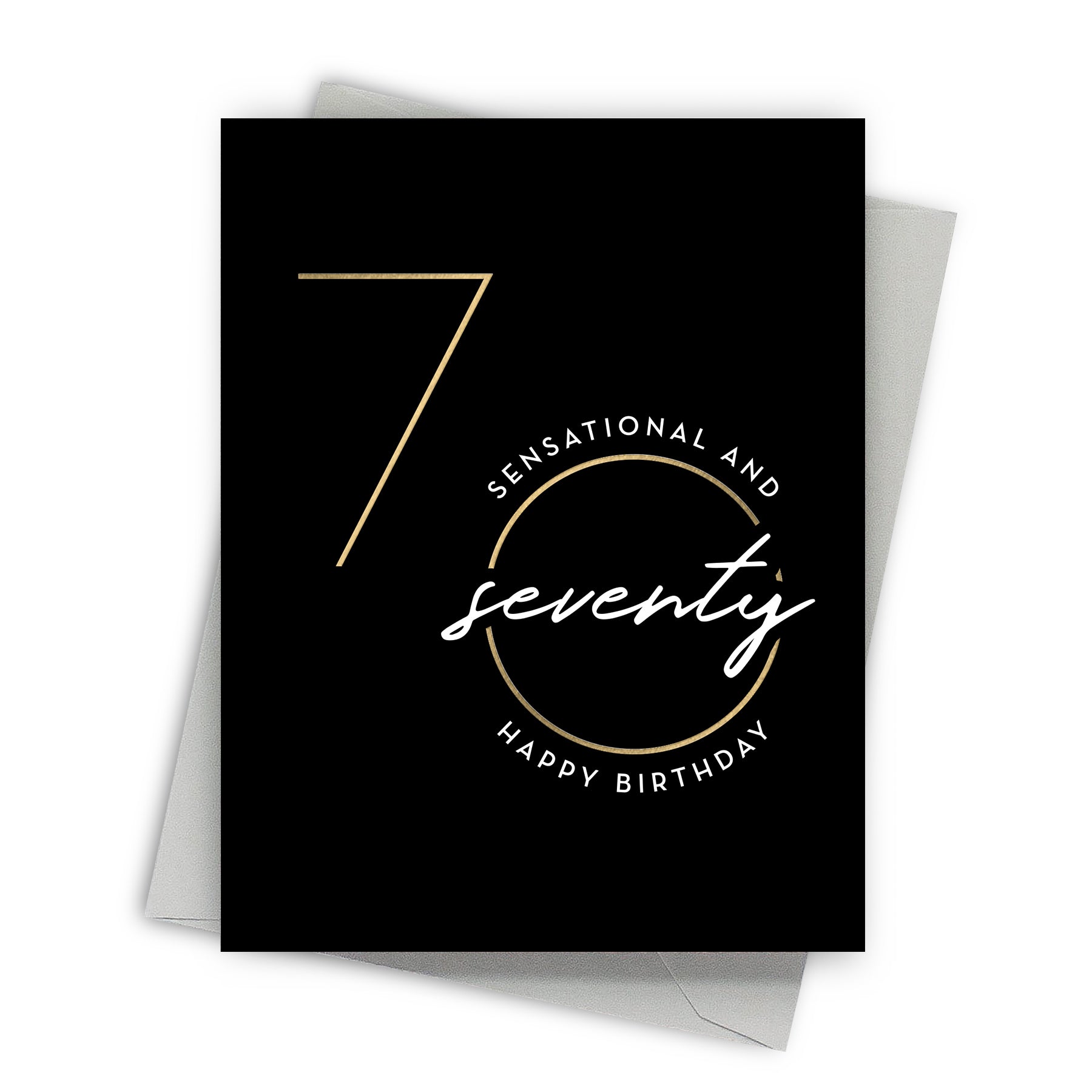 Sensational Seventy Birthday Card - front