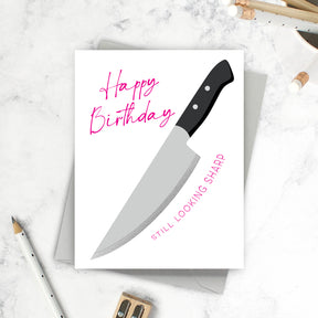 Looking Sharp Birthday Card - Lifestyle Photo