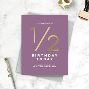 Half Birthday - Birthday Card Lifestyle Photo