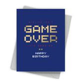 Game On Birthday Card – Front View 