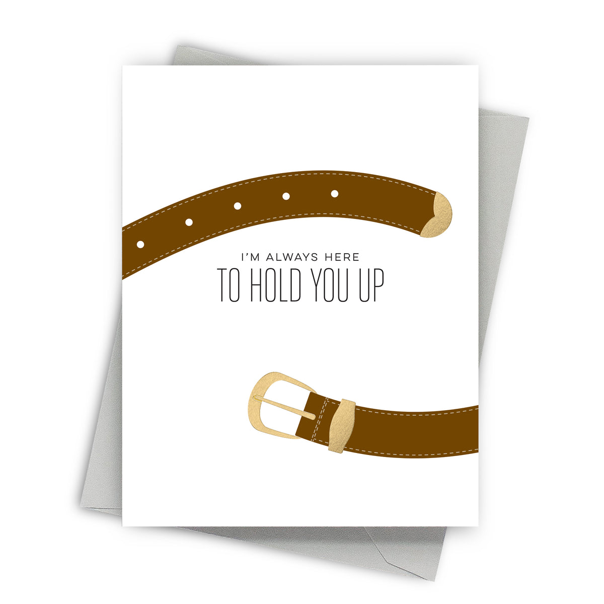 Leather Support – Friendship & Encouragement Card Front View