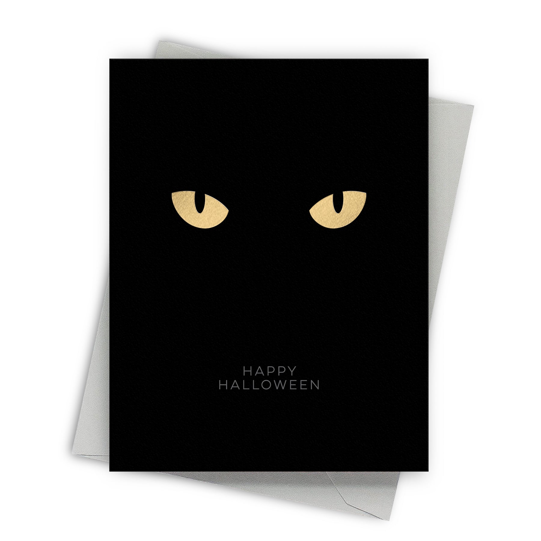 Cat Eyes Greeting Cards - Front View