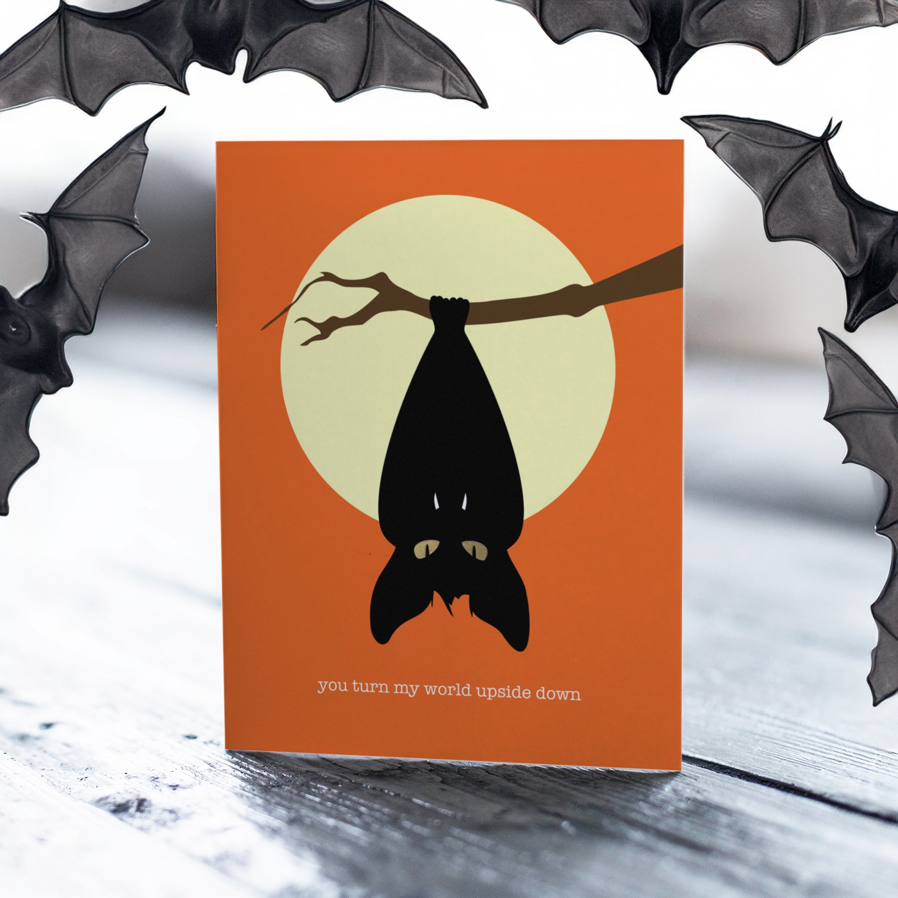 Batty For You Halloween Card