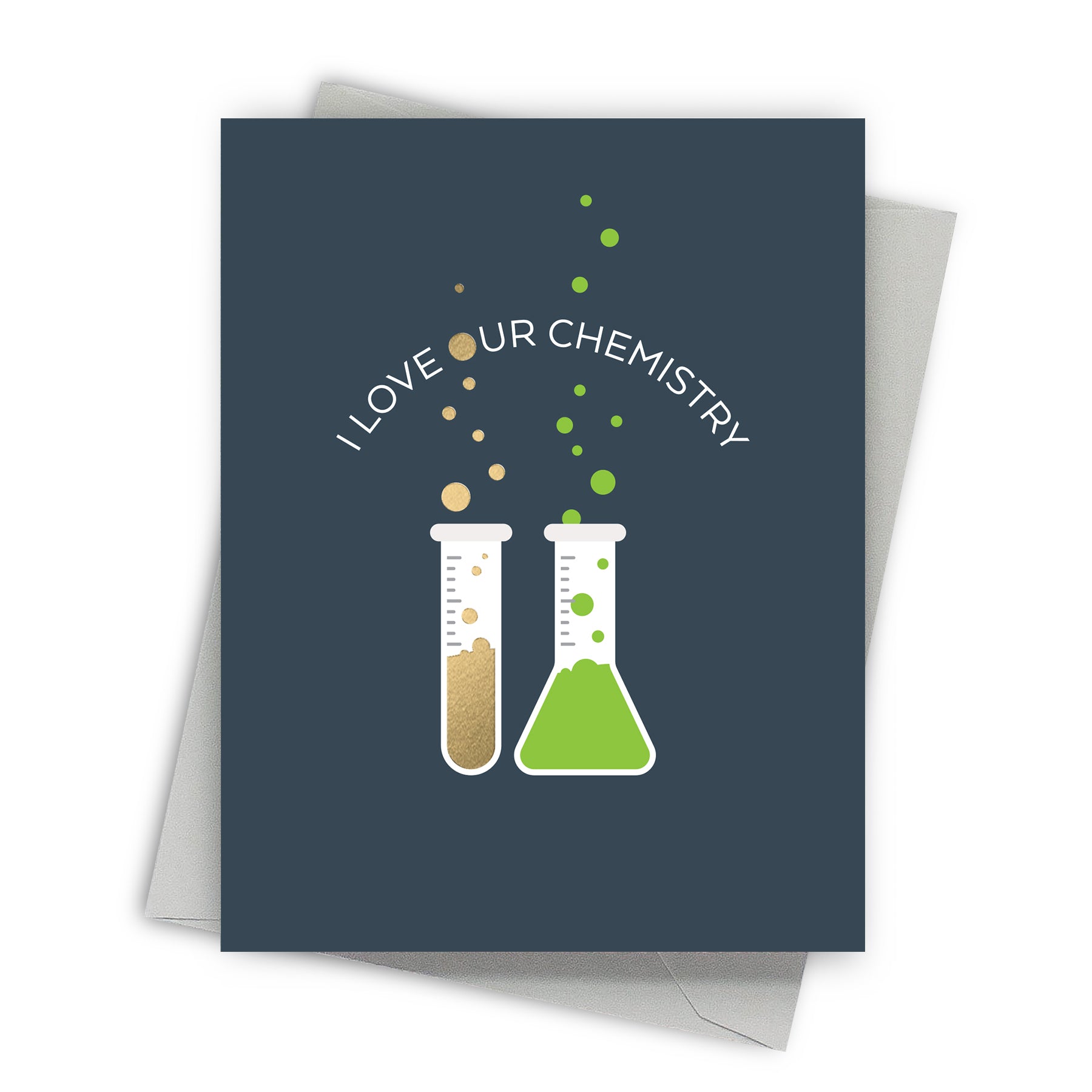 Chemistry Love Card – Front View 