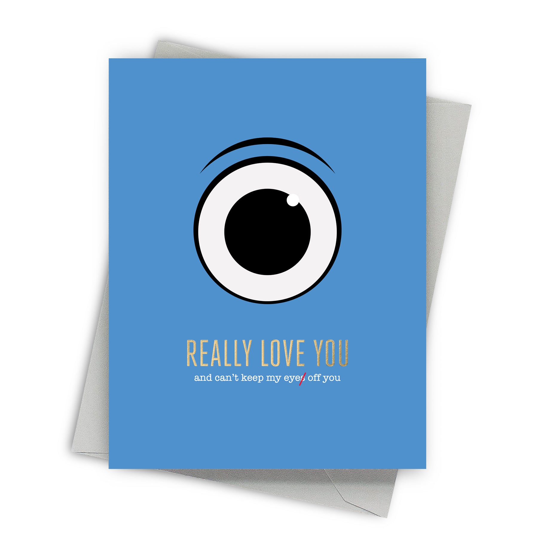 Big Eye Love Card – Front View