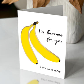 Banana Split Love Card