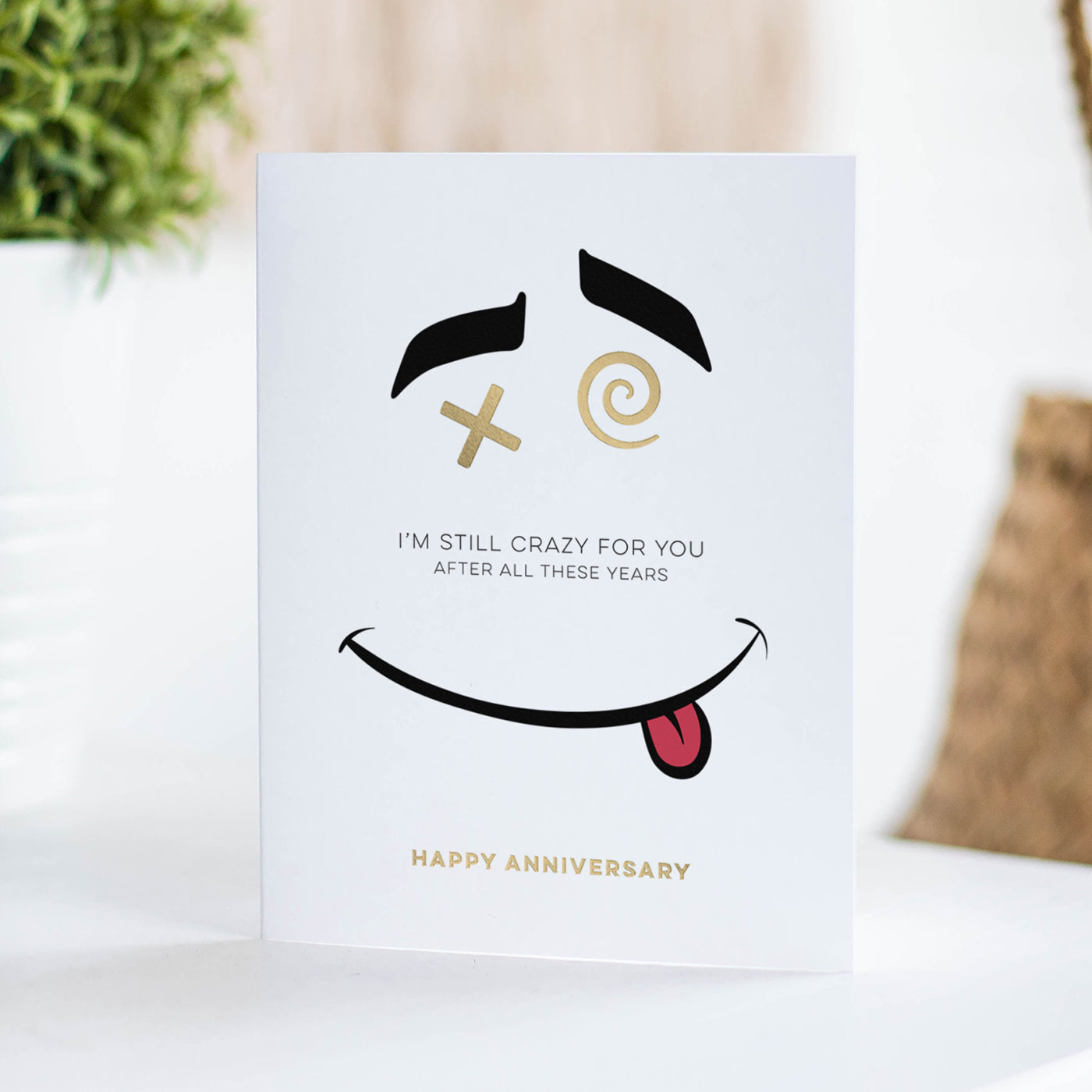 Crazy For You Anniversary Card by Fine Moments