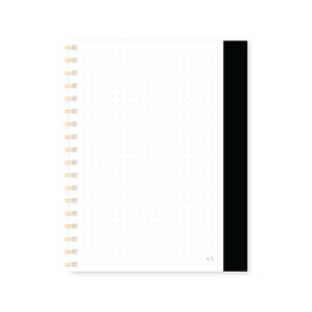 Bright Ideas Mini Notebook by Fine Moments – open view showing dot-grid pattern