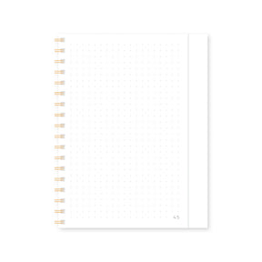 Real Thoughts Mini Notebooks by Fine Moments – open view showing dot-grid pages
