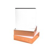 Rose Gold Gilded Notepads on white background