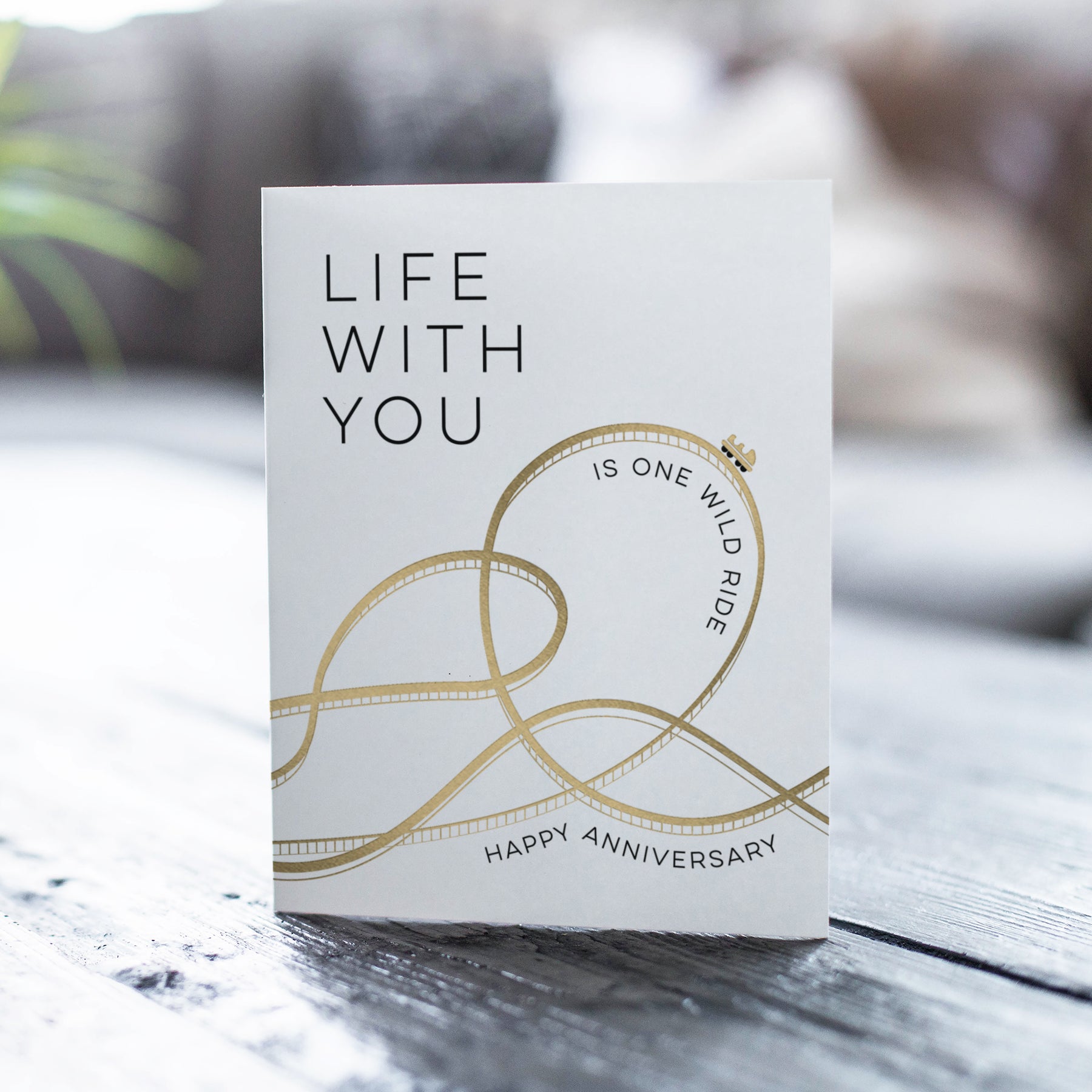 Wild Ride Anniversary Card lifestyle photo by Fine Moments