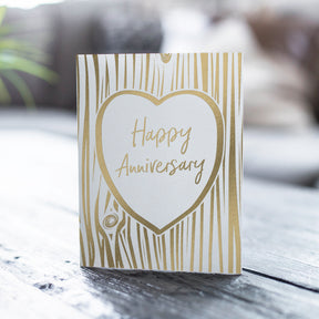 Carved Heart Anniversary Card stylized photo by Fine Moments