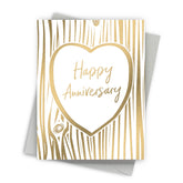 Carved Heart Anniversary Card by Fine Moments