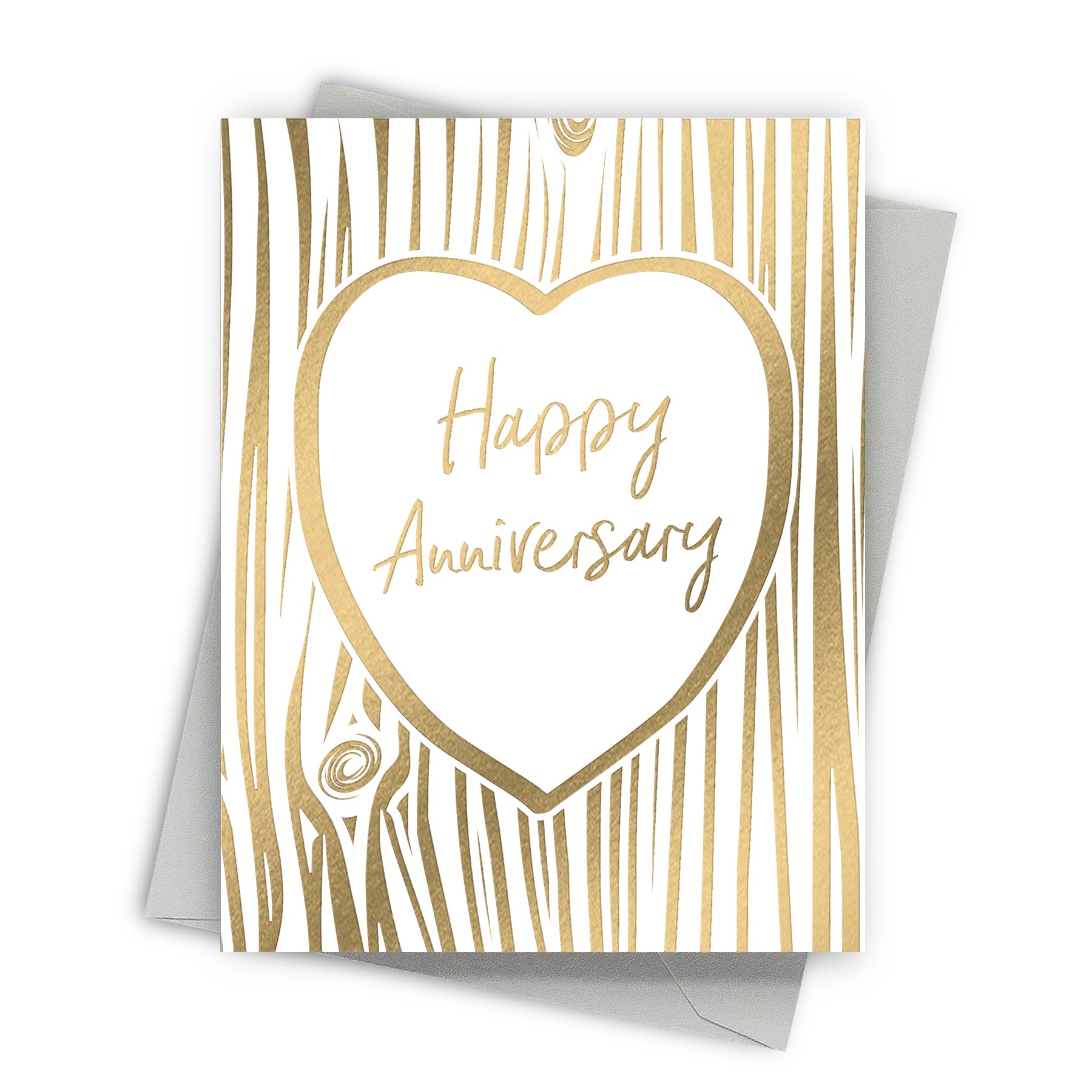 Carved Heart Anniversary Card by Fine Moments