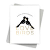 Modern Love Birds Anniversary Card by Fine Moments