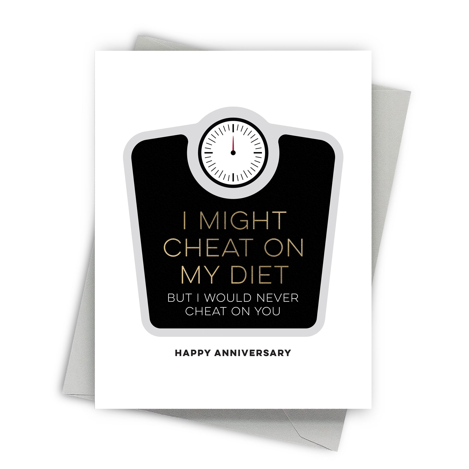 No Cheating Anniversary Card