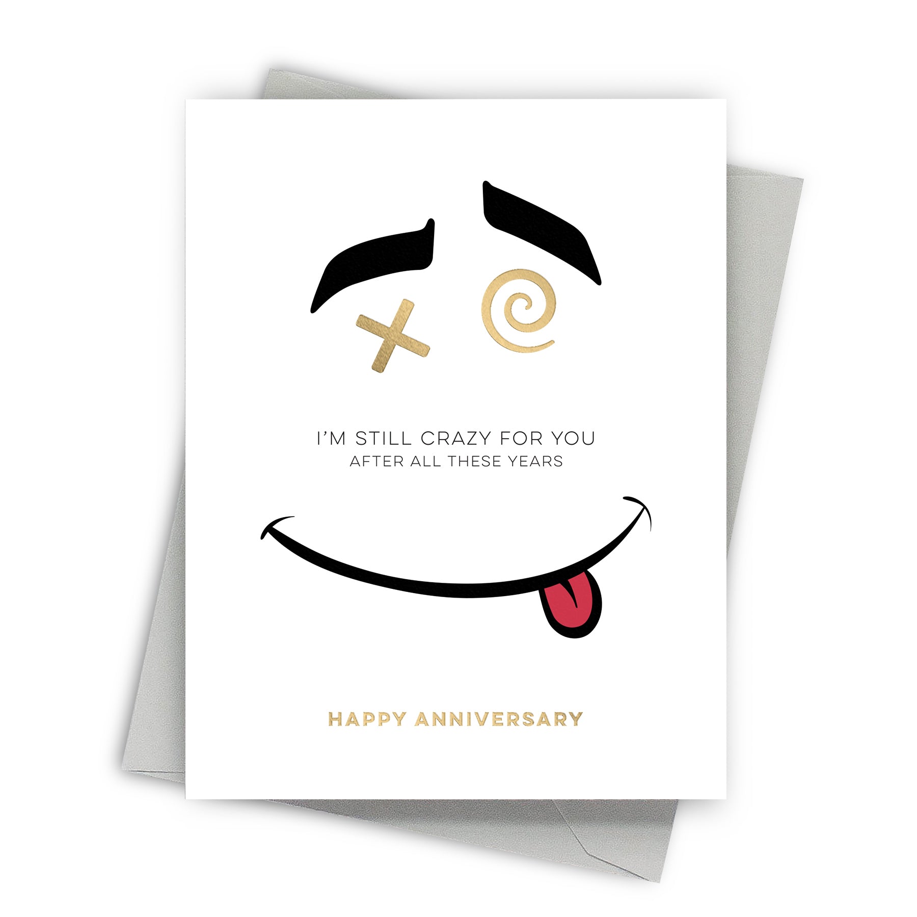 Crazy For You Anniversary Card by Fine Moments