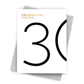 The Big 30 Birthday Card by Fine Moments
