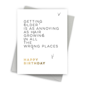 A Hairy Birthday Card by Fine Moments