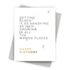 A Hairy Birthday Card by Fine Moments
