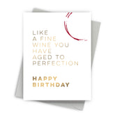 Perfectly Aged Birthday Card by Fine Moments