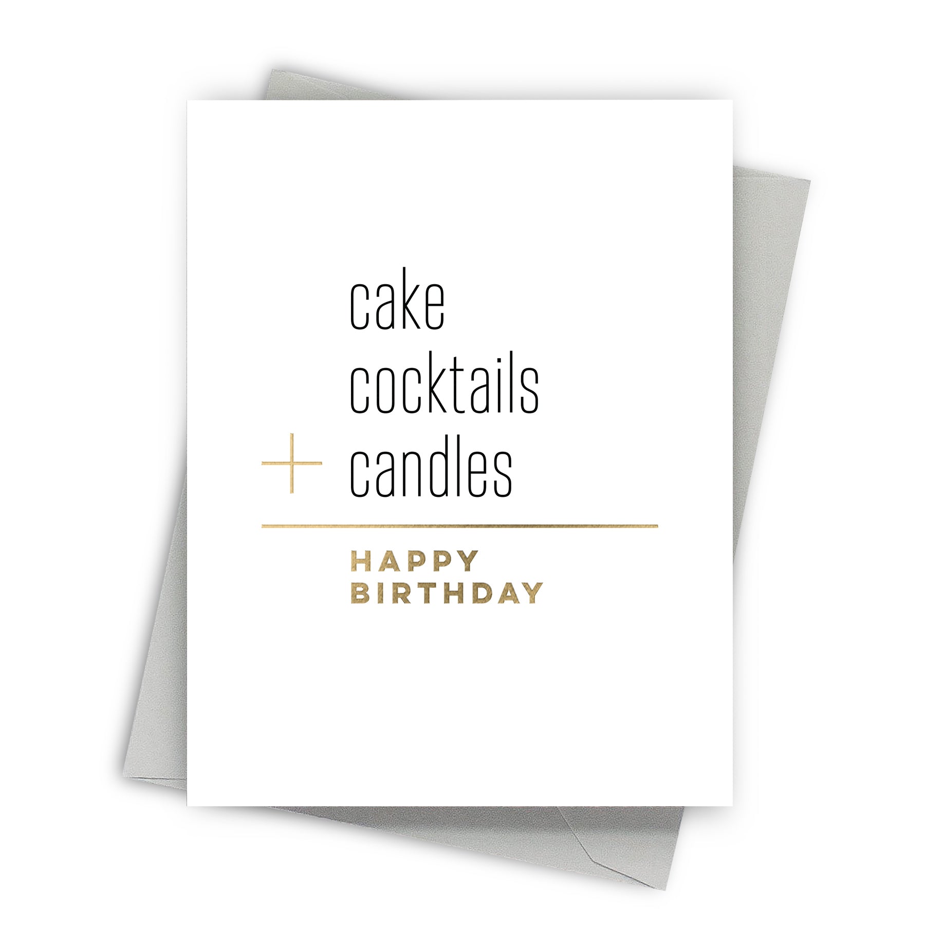 Cake + Candles Birthday Card by Fine Moments