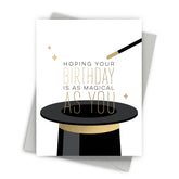 Magic Hat Birthday Card by Fine Moments