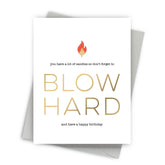 Blow Hard Birthday Card by Fine Moments