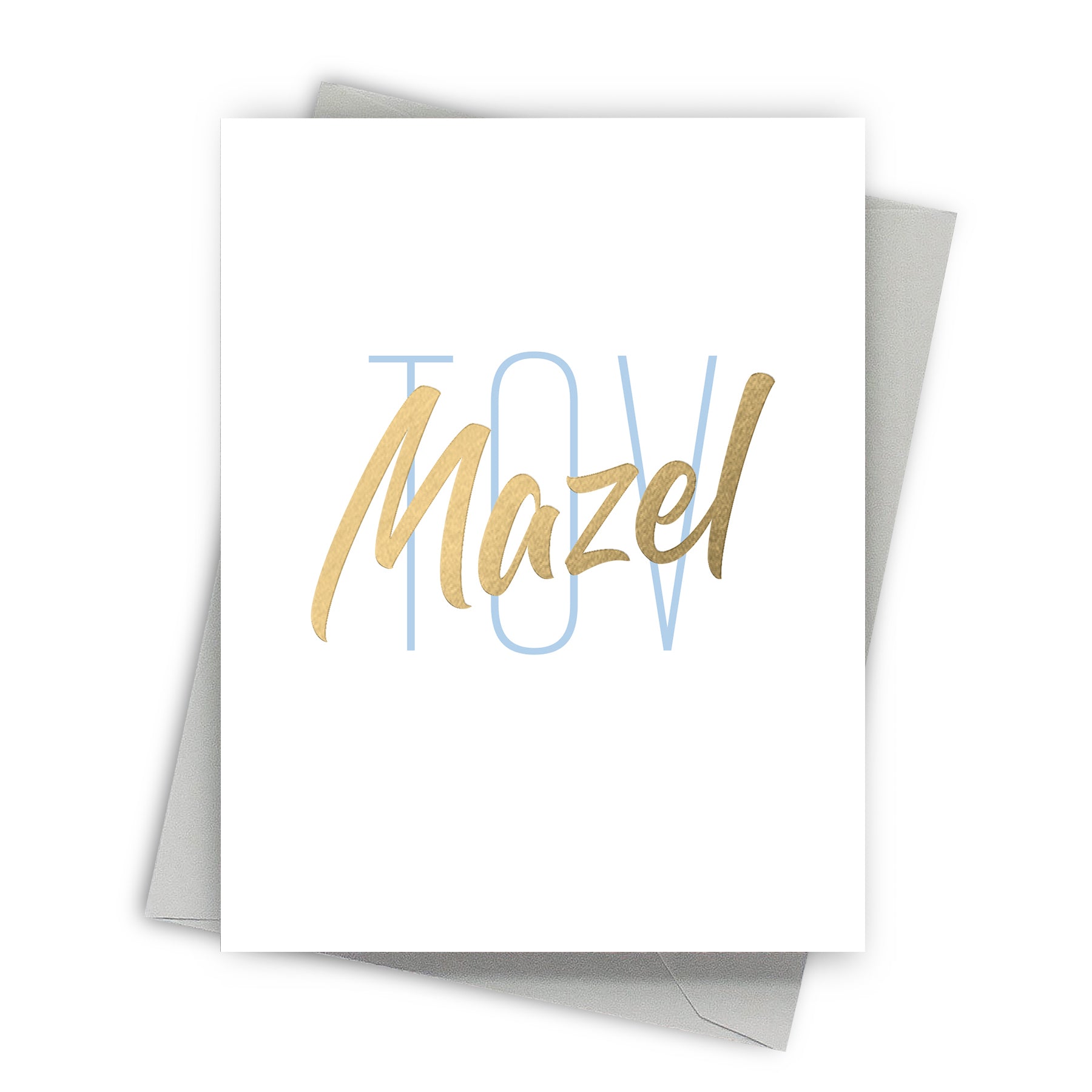 Modern Mazel Tov Greeting Card