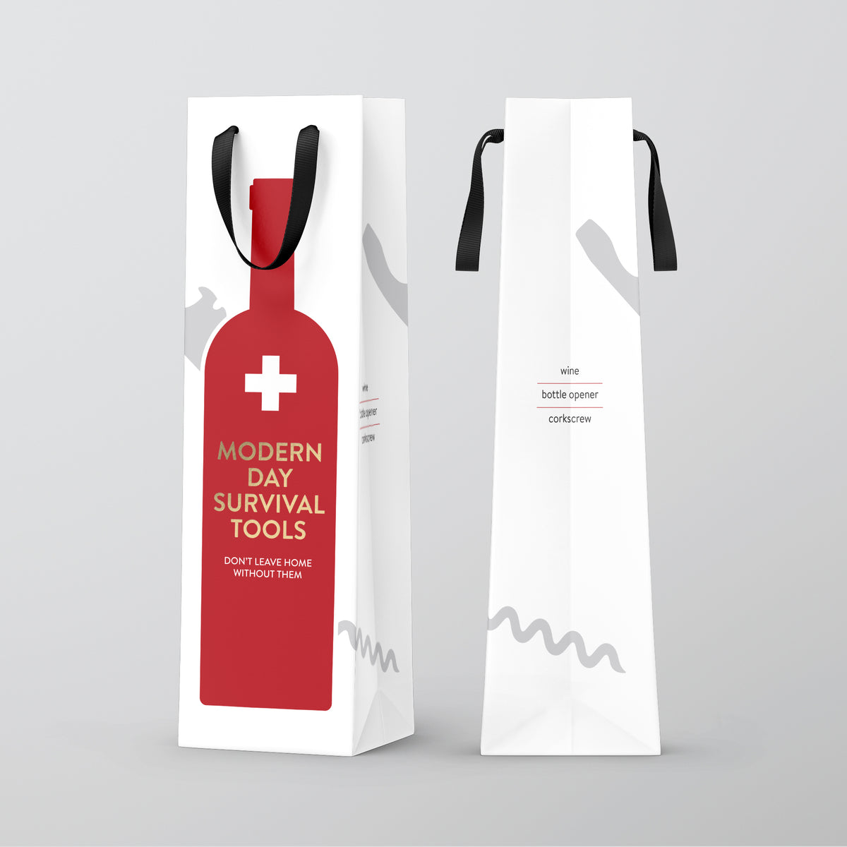 Survival Tools Wine Bag by Fine Moments