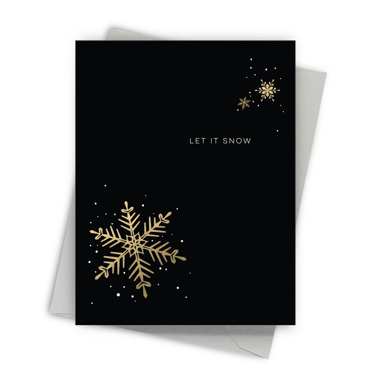 Modern Flakes Holiday Card by Fine Moments