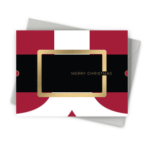 Santa's Belt Christmas Cards by Fine Moments