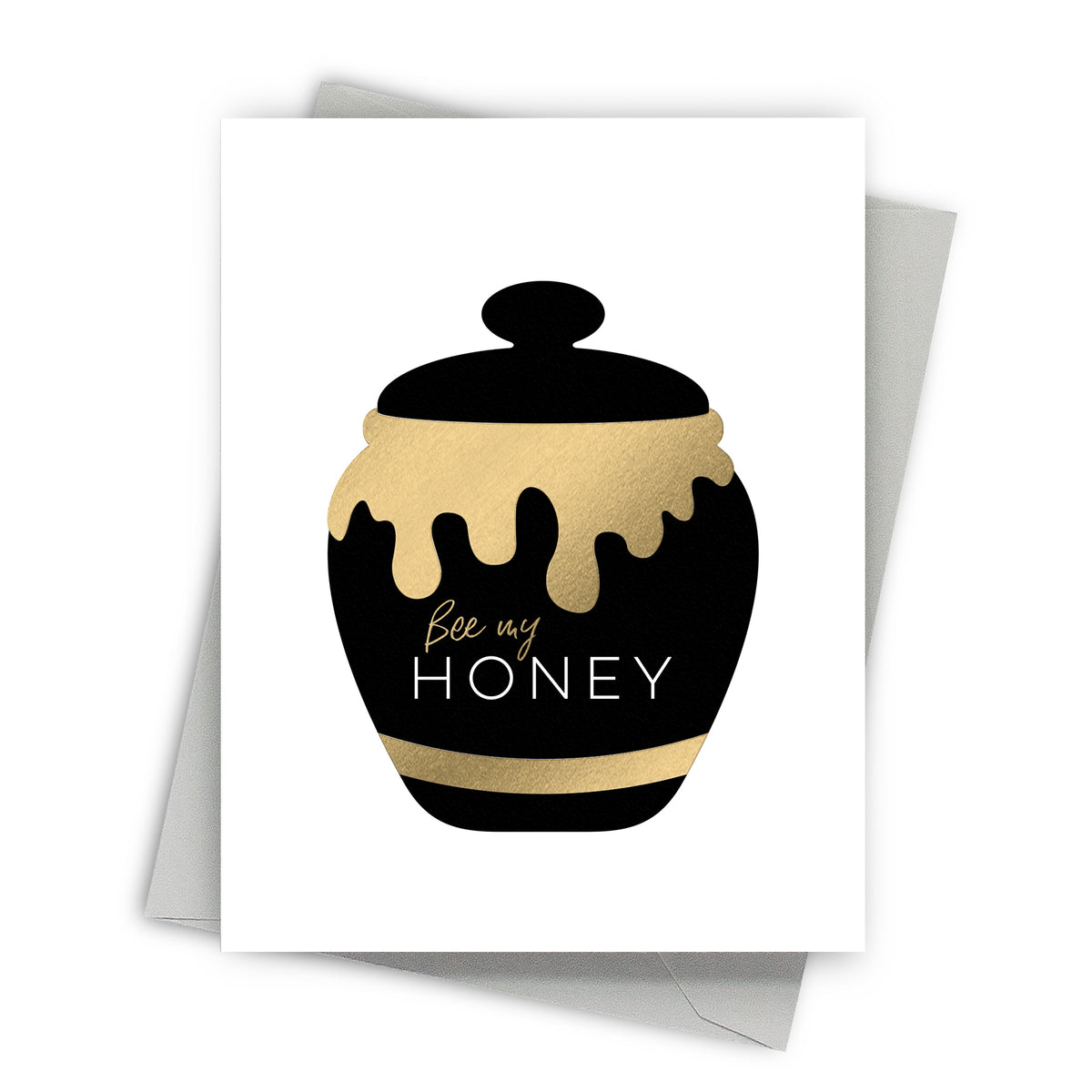 Bee My Honey Jar Love Card by Fine Moments