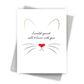 9 Lives Love Greeting Card