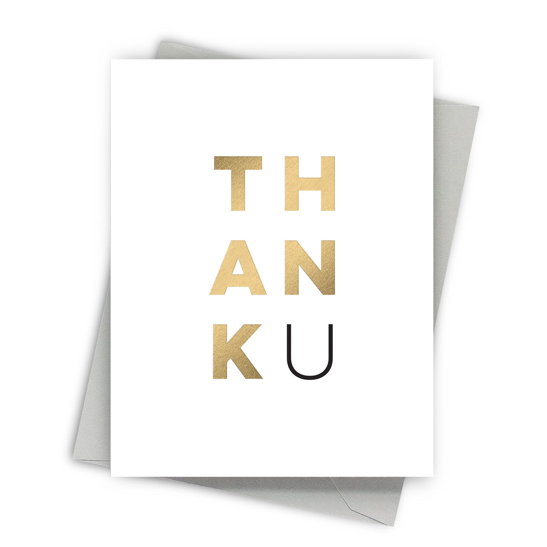 Impressed Thank U Card by Fine Moments