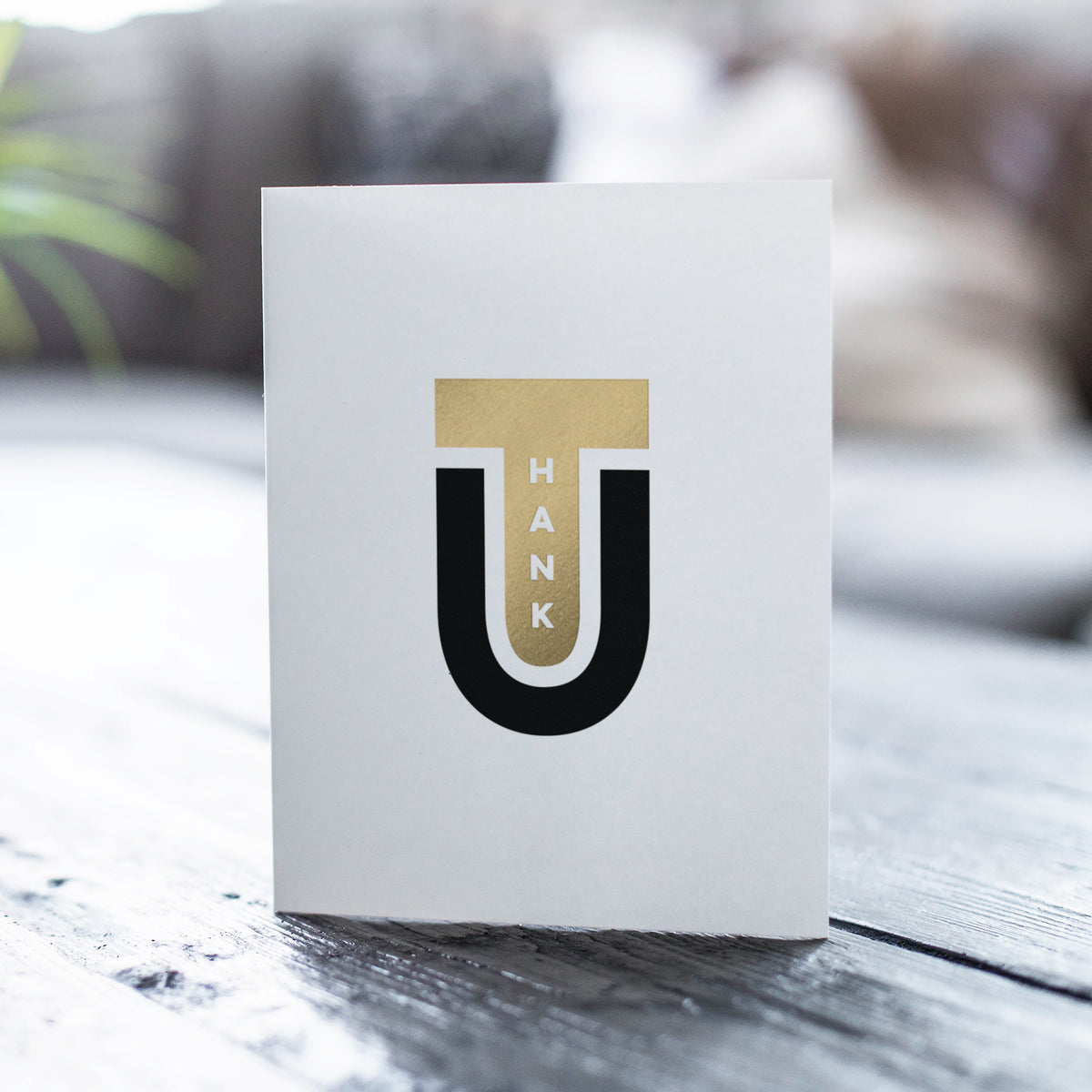 Stylized Nested Thank U Card by Fine Moments