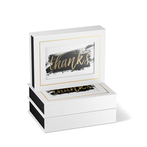 Brushed Thanks Boxed Cards by Fine Moments