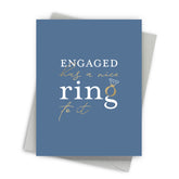 A Nice Ring Engagement Card by Fine Moments