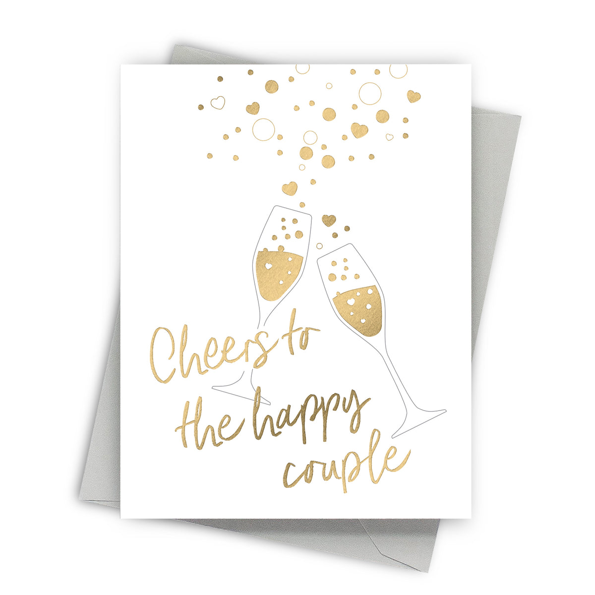 Couple Cheers Wedding Card by Fine Moments